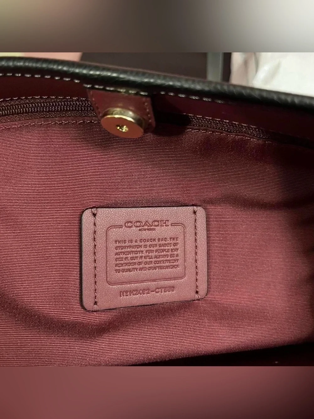 Coach Small City Tote